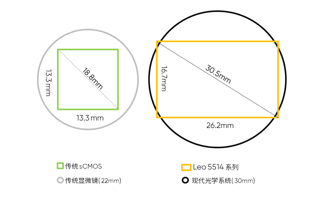 30.5mm 大視野成像