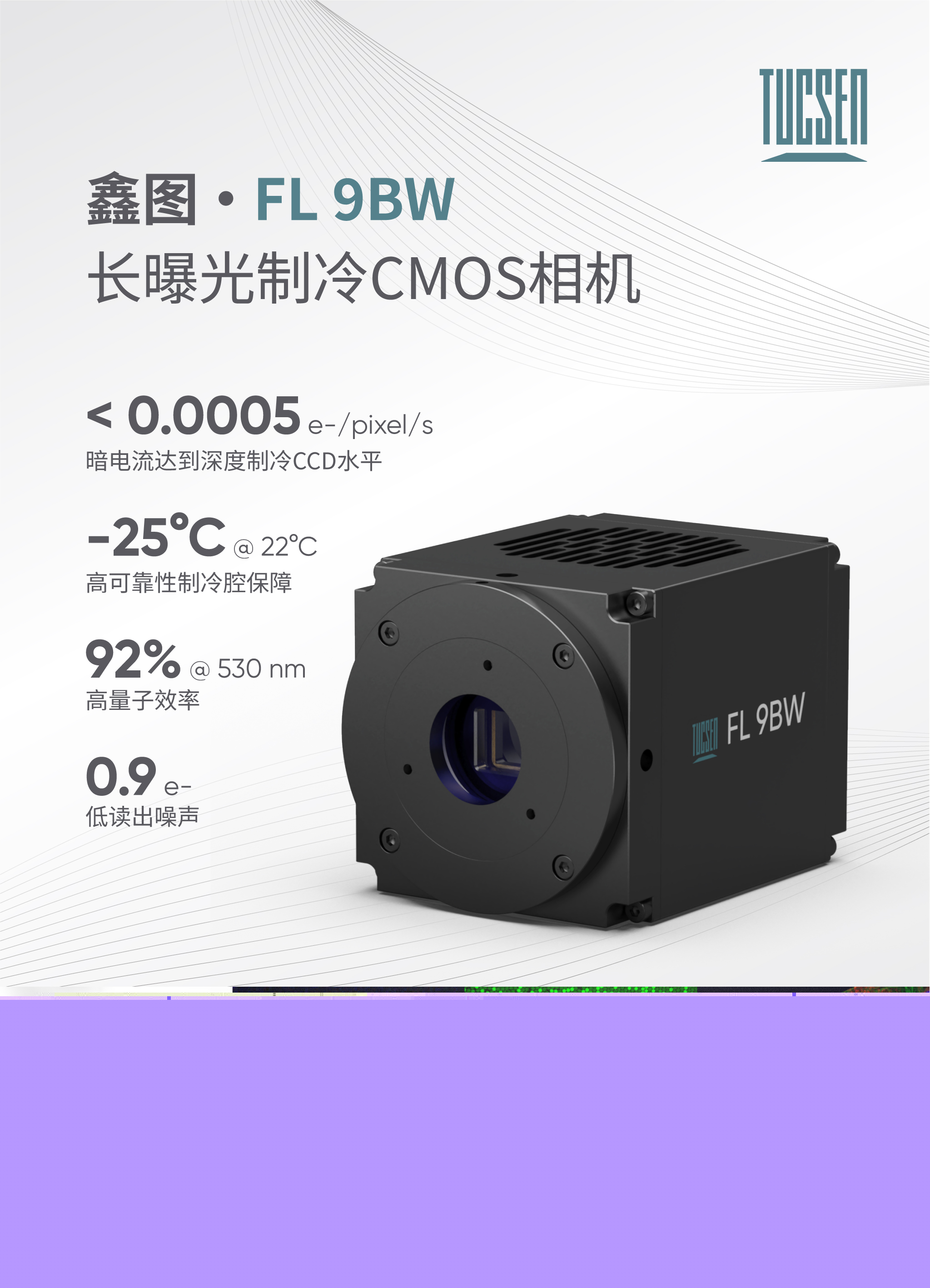長曝光制冷CMOS相機性能優勢